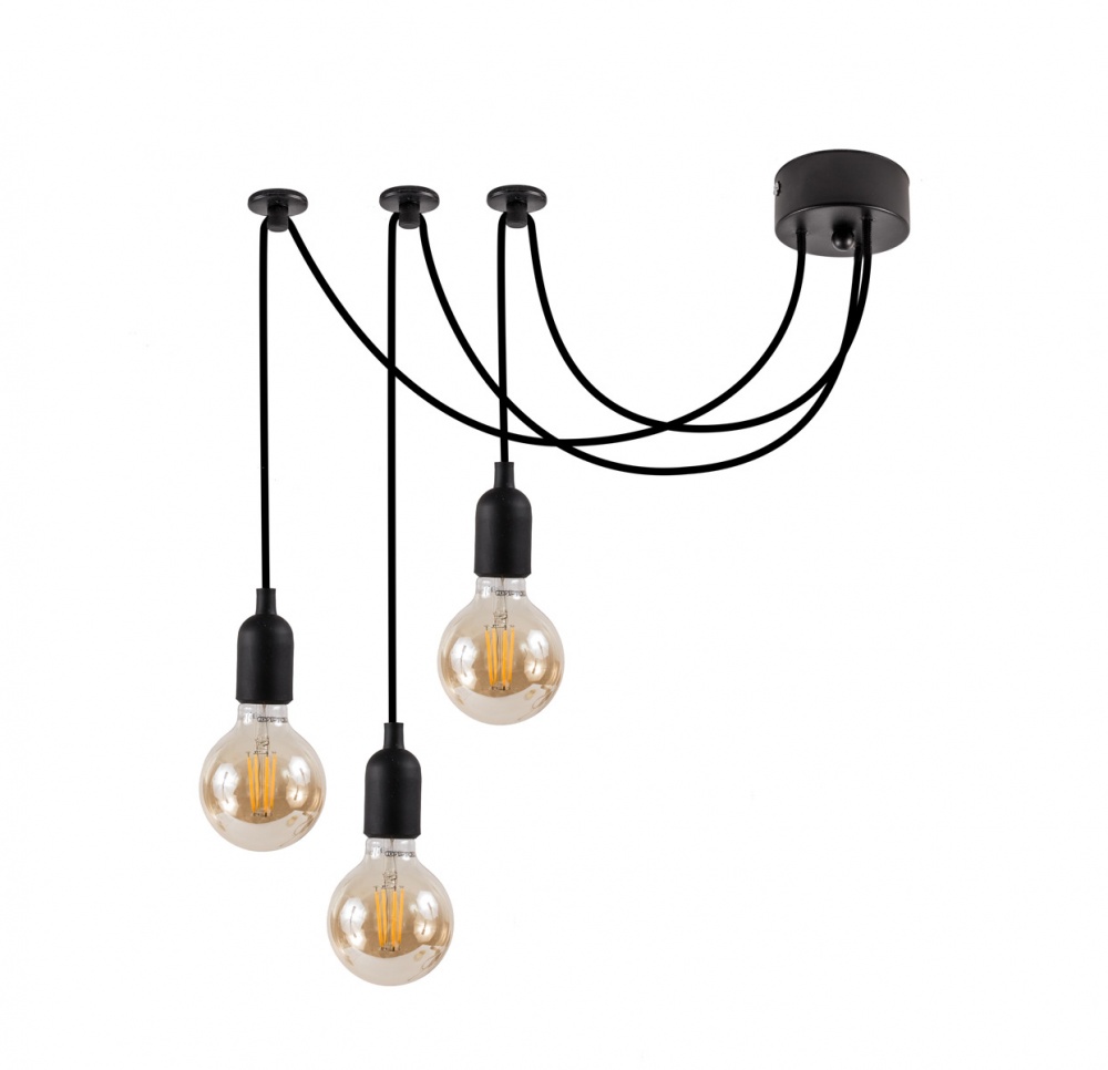 Люстра потолочная LIGHT SET TERNAVA EC 203 3xE27 черный