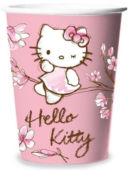 Склянки одноразові Eventa Hello Kitty 125 мл 6 шт.