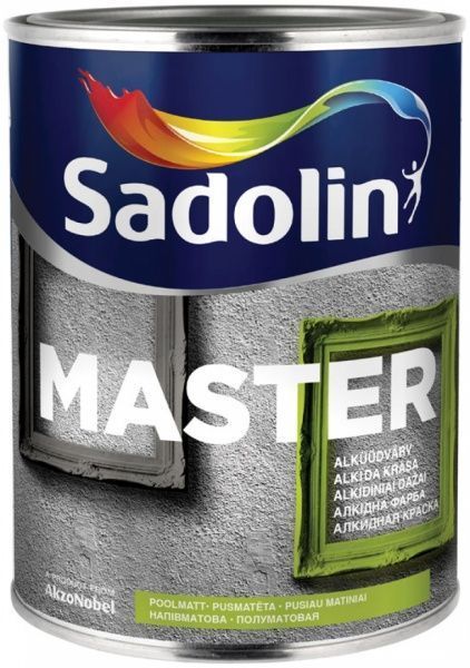 Емаль Sadolin Master 30 CLR база під тонування напівмат 1л