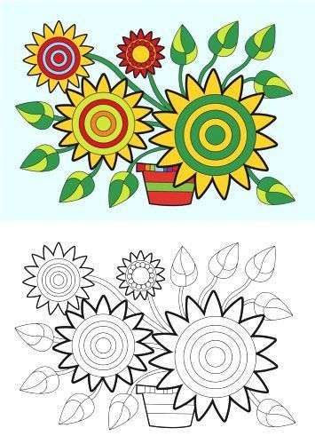 Раскраска «Magic flowers» 4402647021152