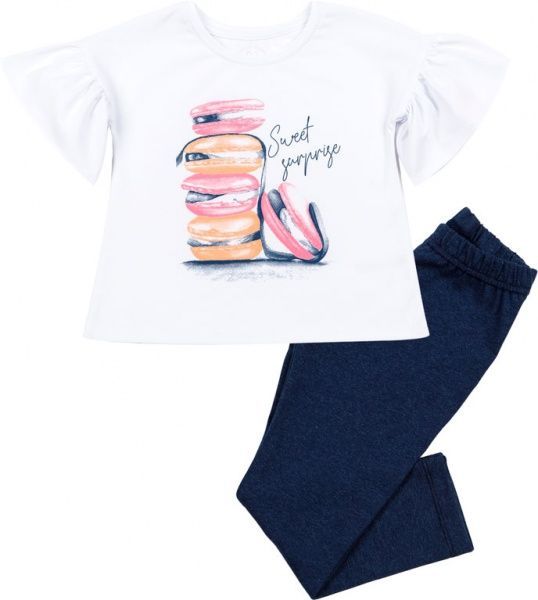 Комплект дитячого одягу Україна р.116 білий із синім 