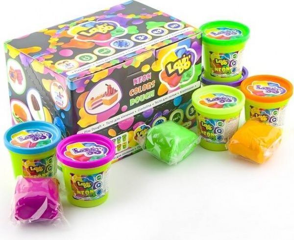 Тісто для ліплення неонові кольори 100 г. Lovin'do