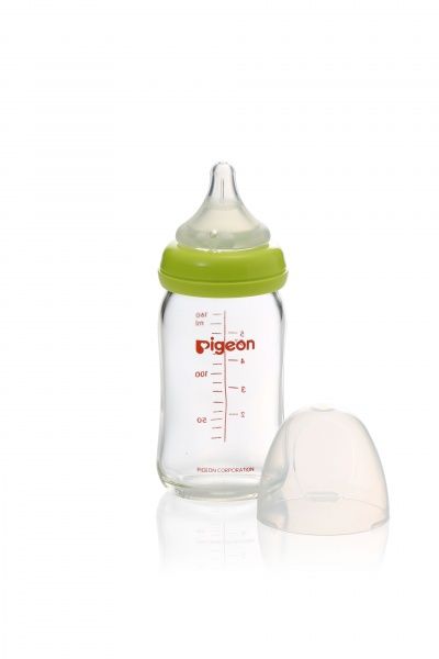 Бутылочка Pigeon Перистальтик Плюс премиальное стекло 160 мл