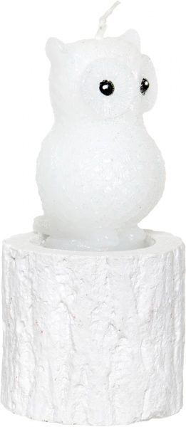 Свічка Сова на пеньку 911086