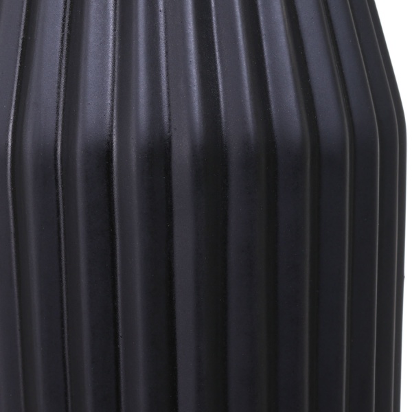 Ваза керамическая черный Осло 14,5х49 см