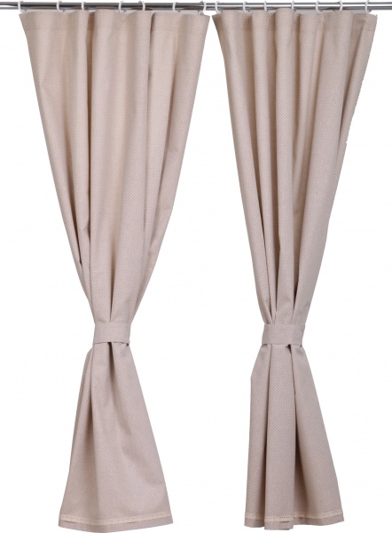 Комплект штор с подхватом Шале Горошек 136х170 см La Nuit