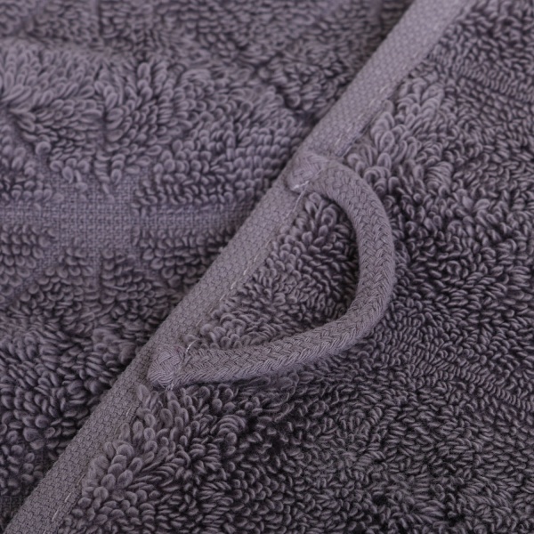 Полотенце махровое Vente 50x90 см темно-серый Karna 