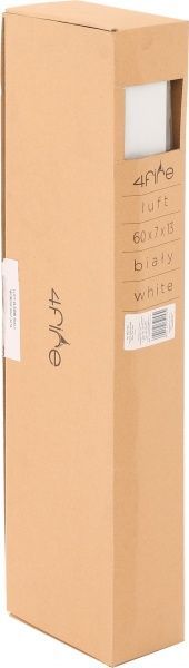 Решітка камінна 4Fire люфт 60x7x14 см біла