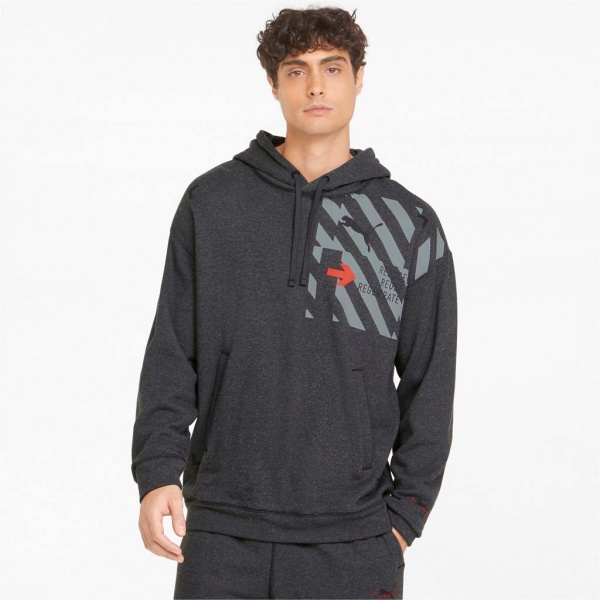 Джемпер Puma RE:COLLECTION GRAPHIC HOODIE 53395807 р. L темно-синий