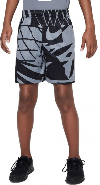 Шорти Nike B NK DF MULTI + SHORT SSNL AOP FB1277-065 р. XS сірий