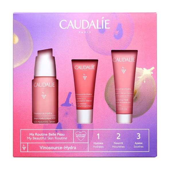 Набор подарочный унисекс Caudalie Vinosource Hydra