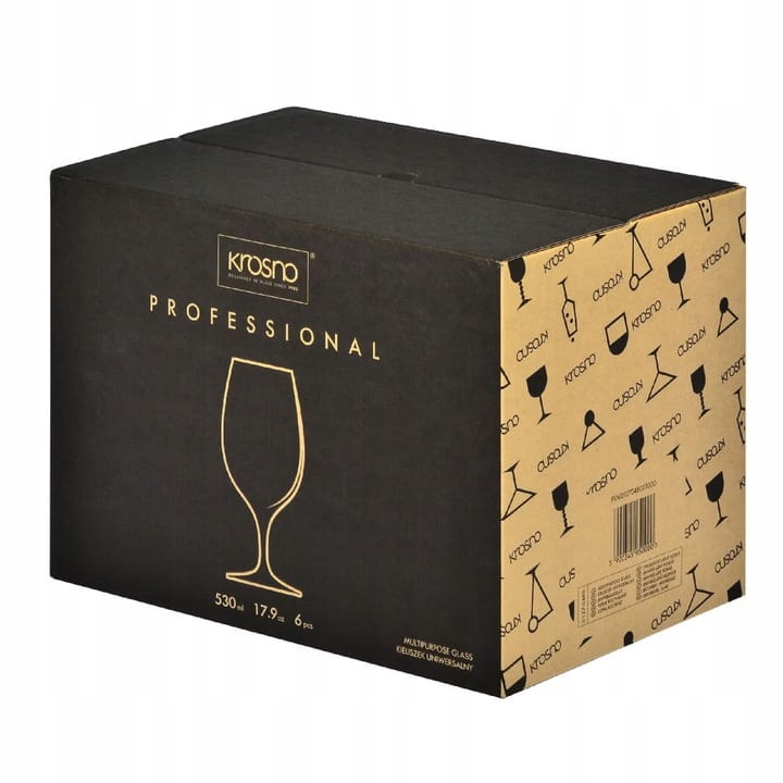 Набор бокалов для воды Krosno PROFESSIONAL 530 мл 6 шт.