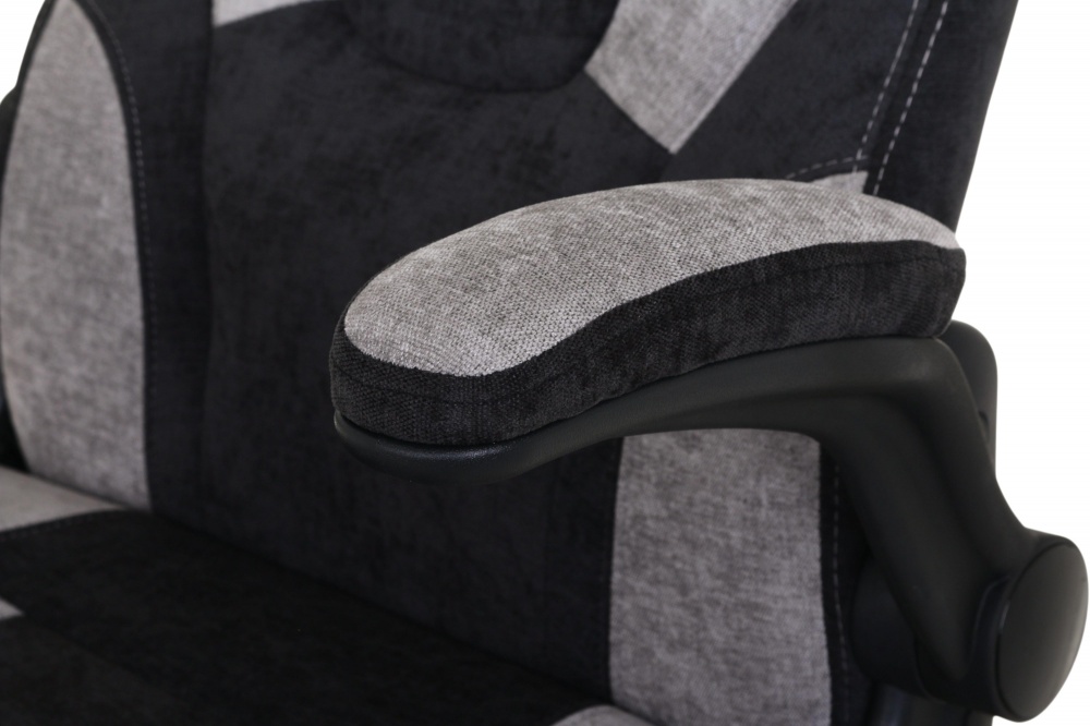 Крісло ігрове Центр Меблів Грант сіро-чорний