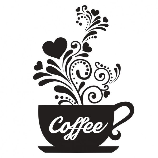 Декоративная наклейка Zatarga Чашка кофе 1 Z180028 43x63 см