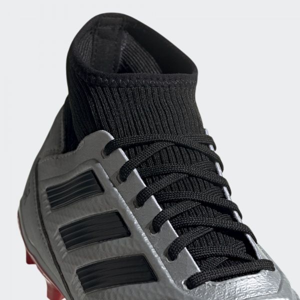 Бутси Adidas PREDATOR 19.3 FG F35595 р. UK 8 сріблястий