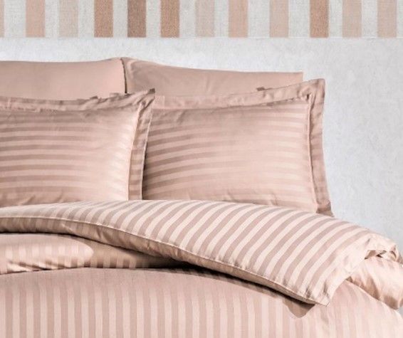 Комплект постільної білизни Exclusive Beige сімейн бежевий La Nuit 