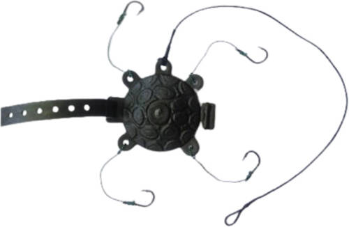 Макушатник оснащенный 30 г 4 крючка KM-011