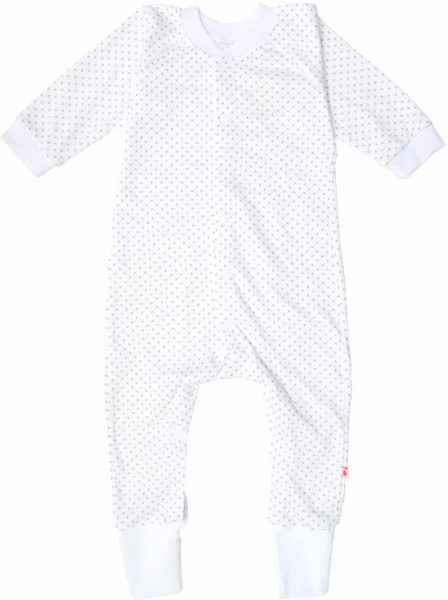 Комбинезон Minikin серые звездочки р.68 белый 198070368 