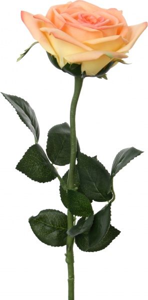 Растение искусственное Роза Баркарола тигрово-розовая S247B4