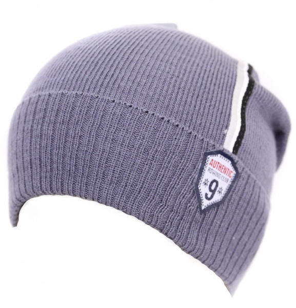 Шапочка дитяча для хлопчиків Kraft+ р.48-50 асфальт 2309 