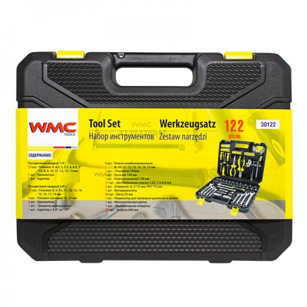 Набір ручного інструменту WMC TOOLS 122 шт. WT-30122