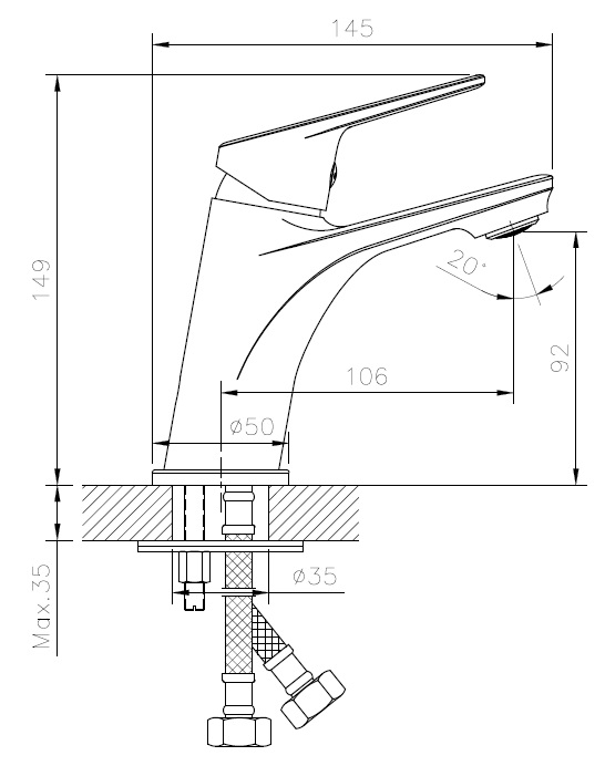 Набір змішувачів ScandiSPA Sif 4 в 1