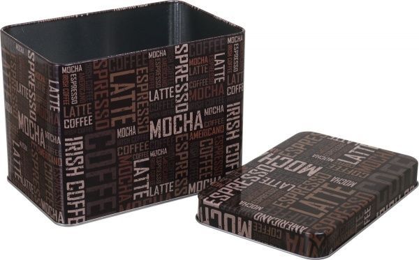 Банка жестяная Latte 16,5х11х12,5 см