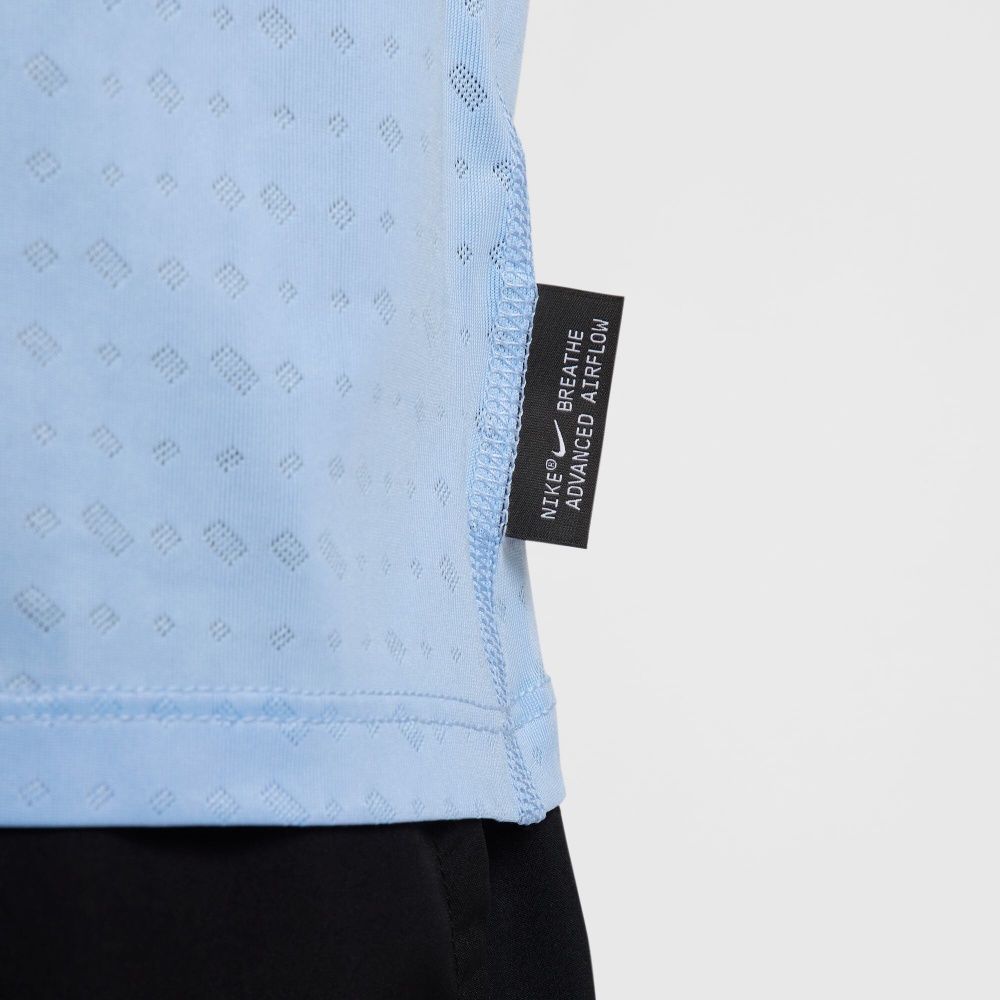 Футболка Nike M NP BREATHE SLIM SS TOP HJ4055-422 р.XL голубой