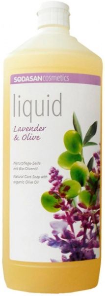 Мило рідке Sodasan Лаванда та Оливи 1000 мл