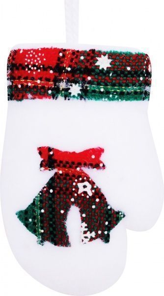 Ялинкова іграшка рукавичка Кантрі SDK12255W 9 см 