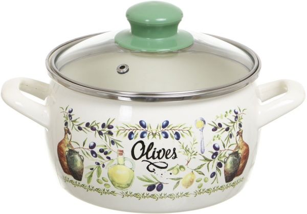 Кастрюля Олива 2.2 л 2821 Metrot