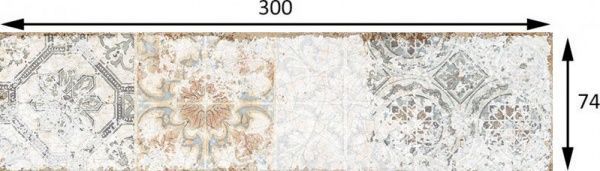 Плитка Cifre Decor Soul White 7,5x30 