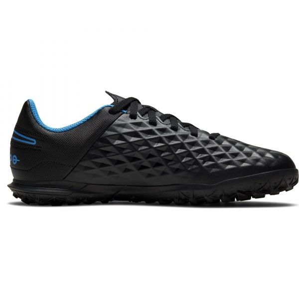Сороконожки Nike Jr. Tiempo Legend 8 Club TF AT5883-090 р. US 4,5Y черный