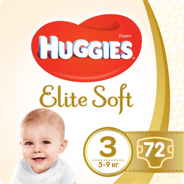 Подгузники Huggies Extra Care 3 6-10 кг 72 шт.