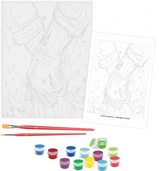 Картина по номерам Сила в единстве 35x45 см Rosa Start 