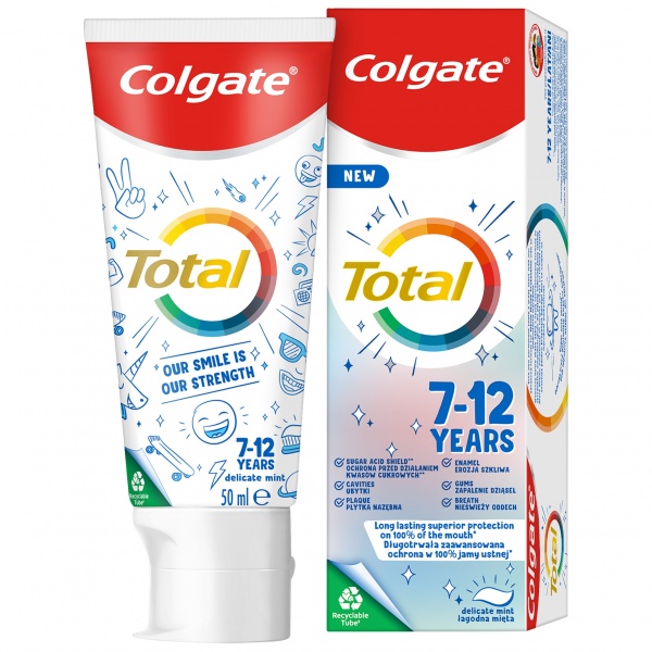 Зубная паста детская Colgate Total kids 50 мл
