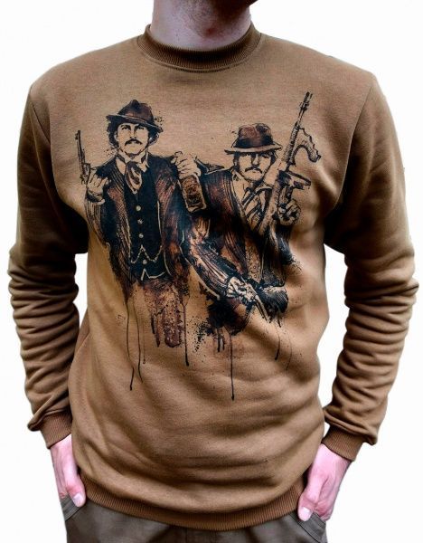 Свитшот P1G Pablo Just Say No UA281-29911-PB-CB р. S [1174] Coyote Brown