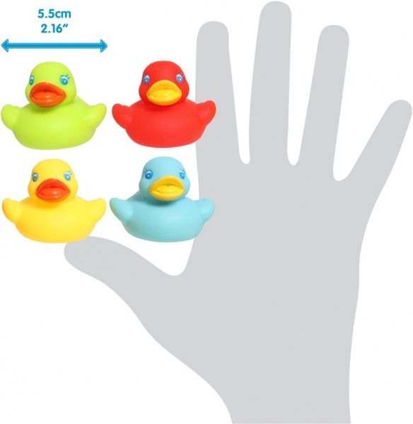 Іграшка-бризкалка Playgro Кольорові качечки 71 028