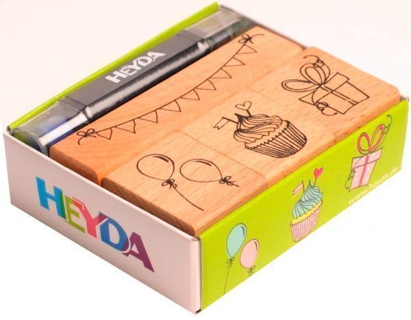 Набір штампів резинових + чорнило Свято 204888497 Heyda