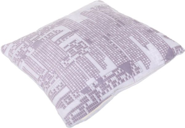 Подушка декоративная Brooklin 45x45 см фиолетовый с белым La Nuit 