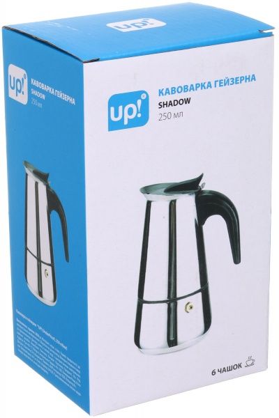 Кавоварка гейзерна Shadow 250 мл UP! (Underprice)