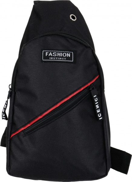 Сумка через плечо Classic треугольная черная