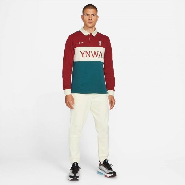 Футболка Nike LFC M NK SB DF TOP POLO DC9954-677 р. S бордовий