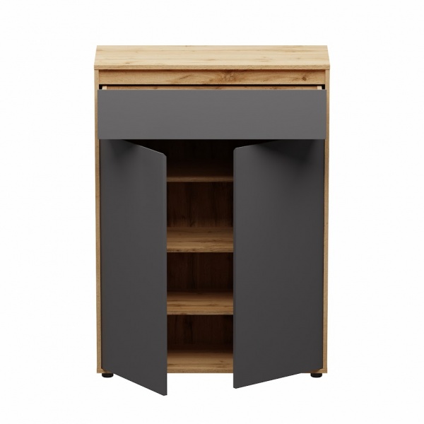 Комод SOKME Nitro Soft дуб вотан /серый 