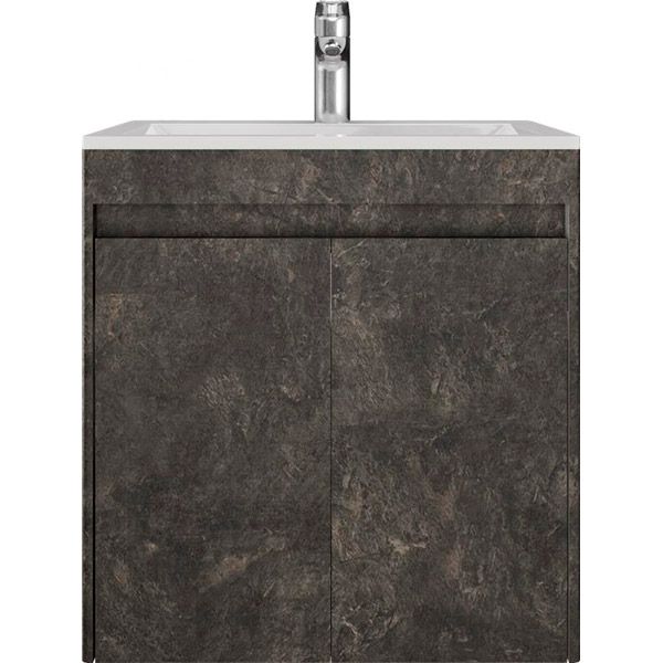 Тумба подвесная Water House Preference N1 60 МДФ сланец темный под умыв.Como 60