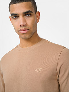 Світшот 4F SWEATSHIRT M0871 4FSS23TSWSM0871-83S р. XL бежевий