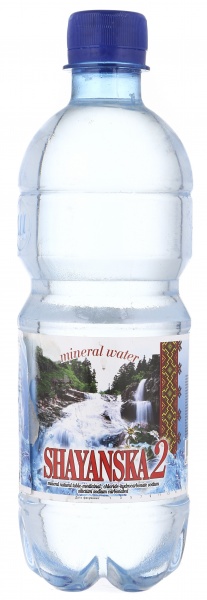 Вода Шаянская 2 минеральнаясильногазированная 0,5 л 