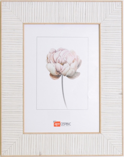 Рамка для фото Арт-Сервіс ЭА-01844 1 фото 21х30 см белый с золотистым 