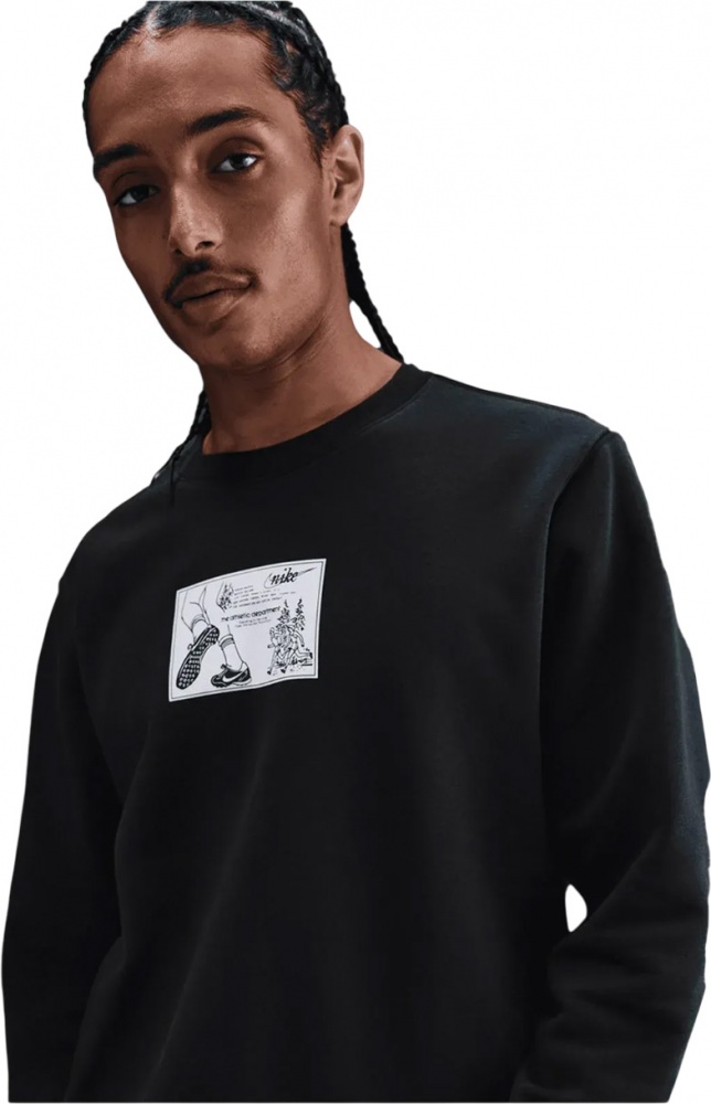 Світшот Nike M NK Club BB CRW Reissue HV1244-010 р.S чорний