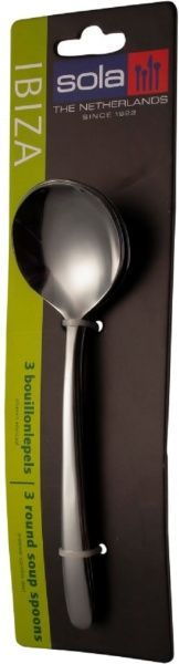 Набор ложек бульйонных 3 шт IBIZA 03000482 Sola